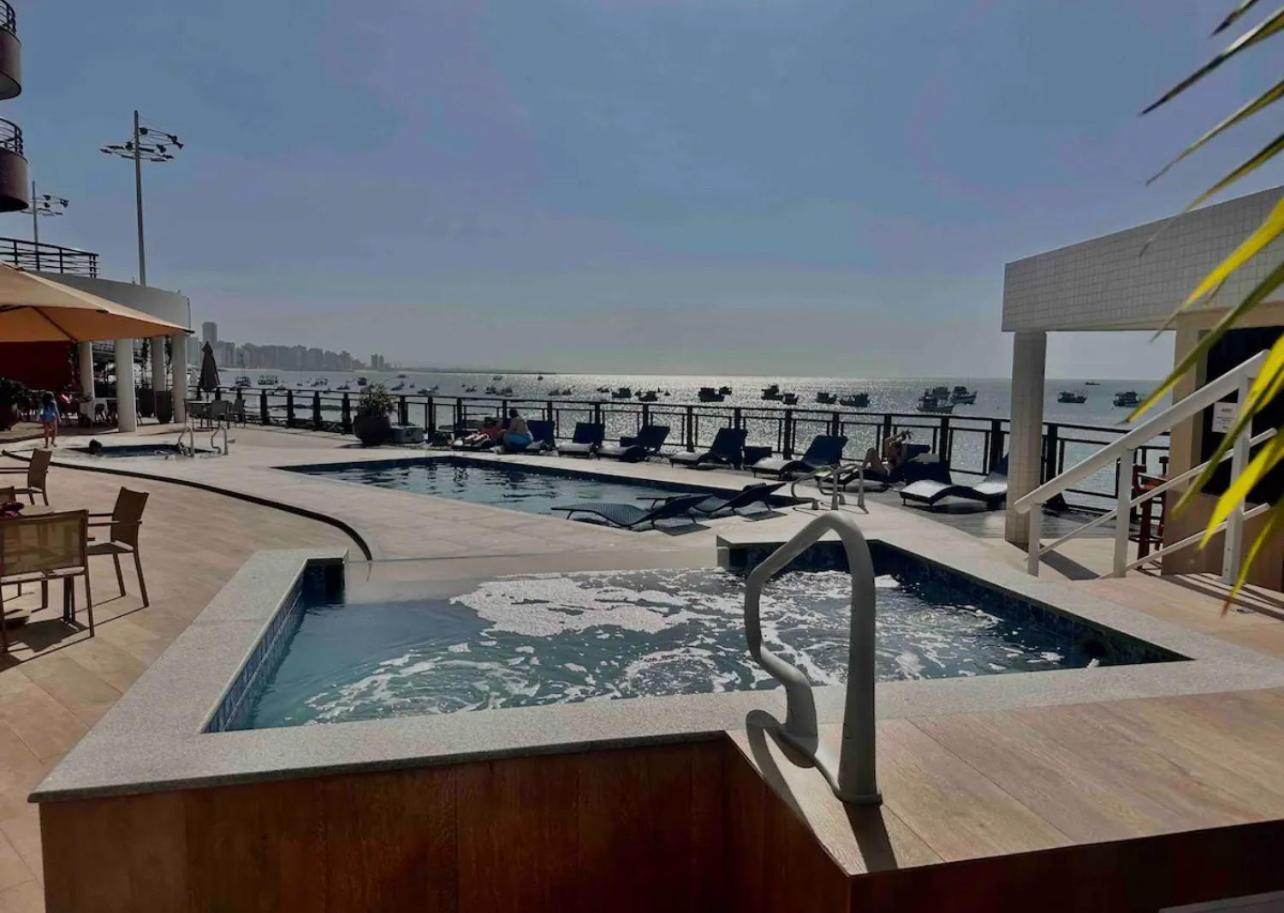 Iate Plaza Hotel 402 Fortaleza  Bagian luar foto